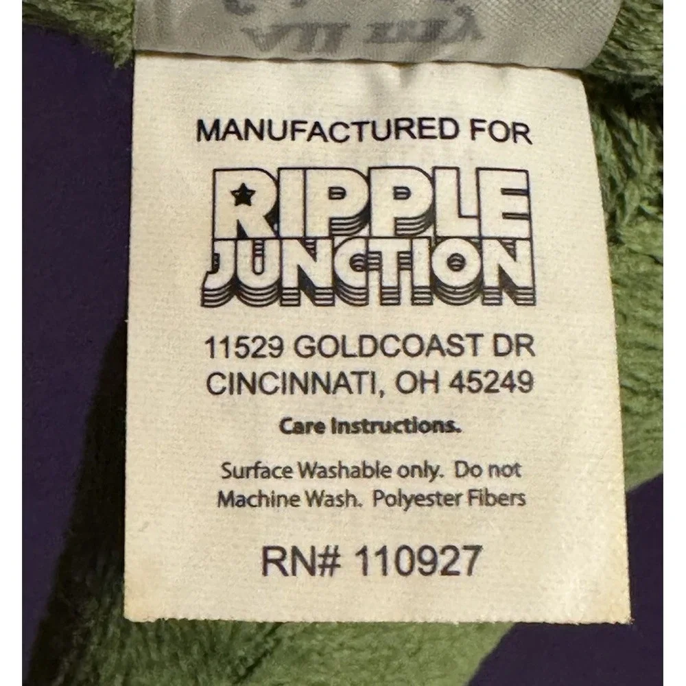 Ripple Junction All My Friends Are Dead Green Dinosaur Plush Discontinued Rare